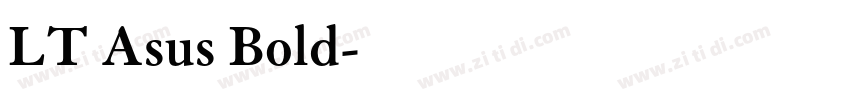 LT Asus Bold字体转换